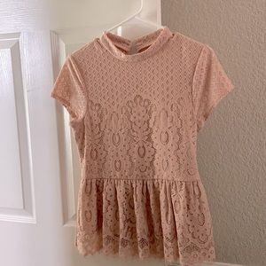 Dusty rose blouse
